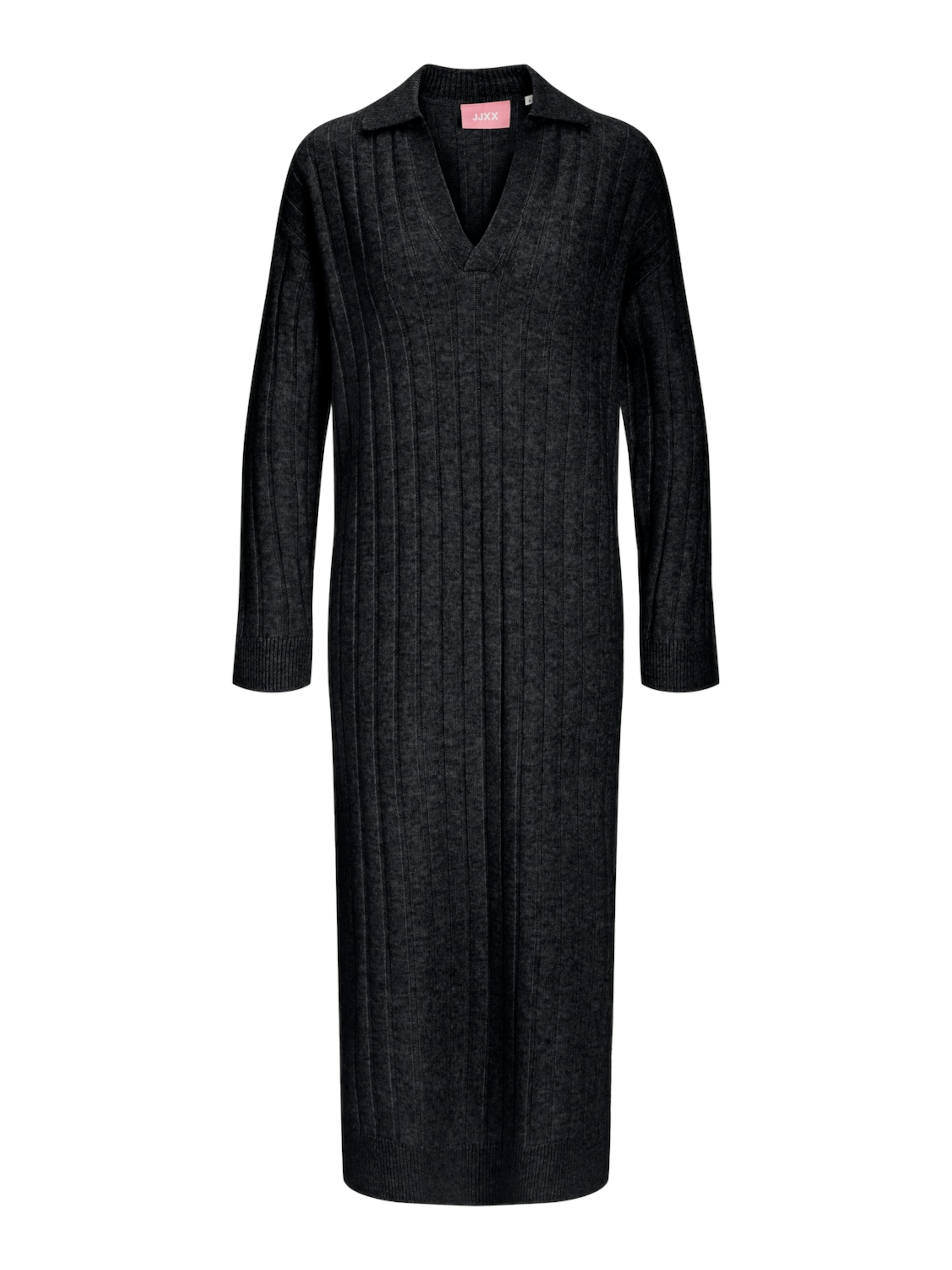JJXX Knitted dress 'JXOzzy' in Black: front