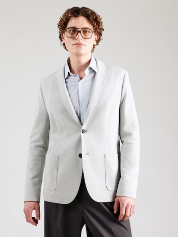 HUGORegular Fit Sako 'Hagalto' - siva boja: prednji dio