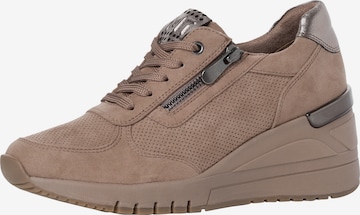 MARCO TOZZI Sneakers laag in Bruin: voorkant