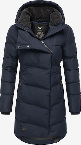 Ragwear Winter Coat 'Pavla' in Blue: front