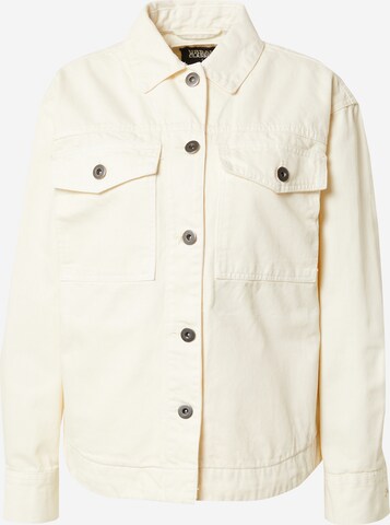 Urban Classics Between-Season Jacket in Beige: front