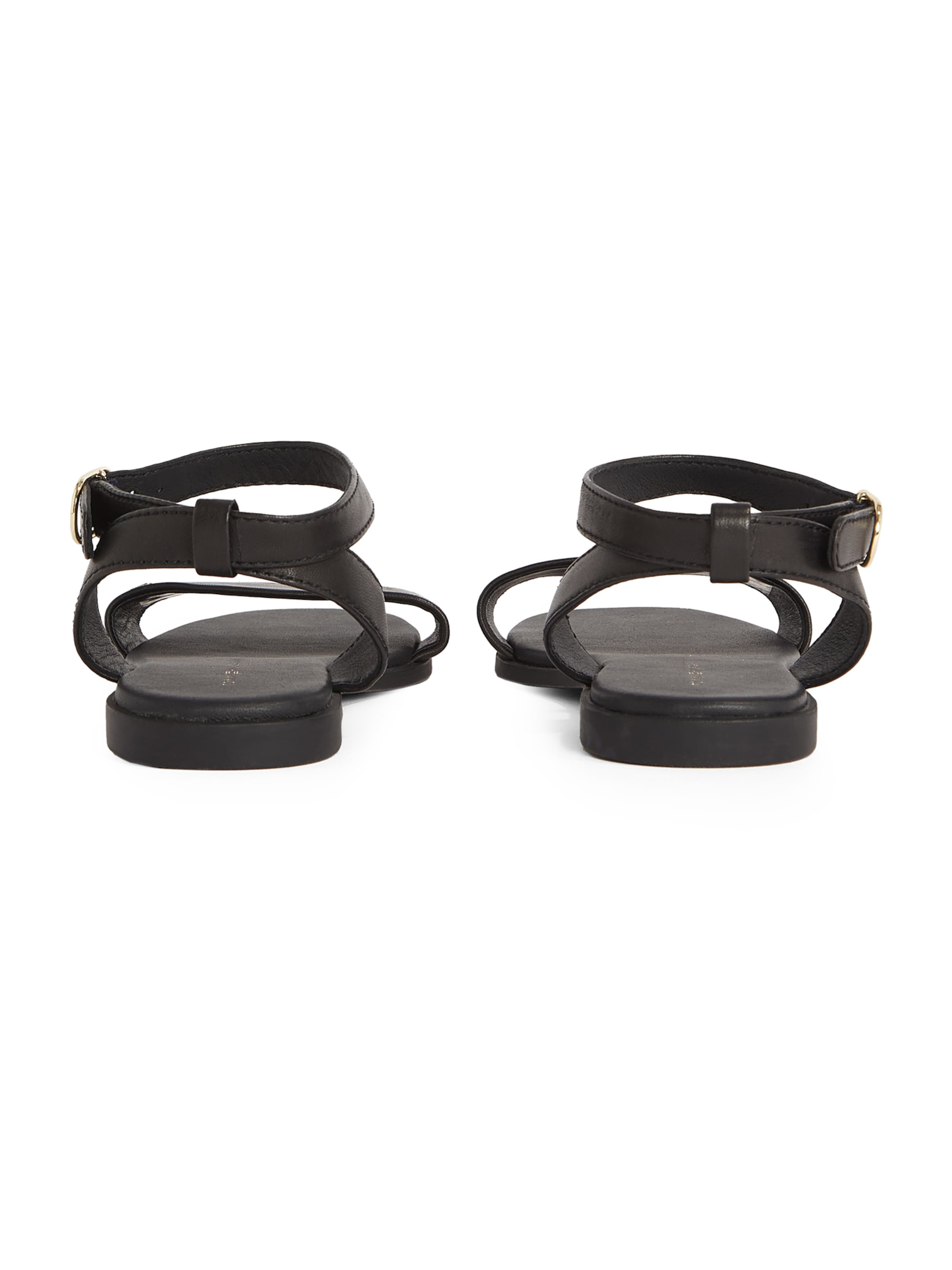 Sandale cu baretă de la TOMMY HILFIGER pe negru