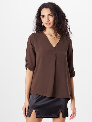 JDY Blouse 'DIVYA' in Brown: front