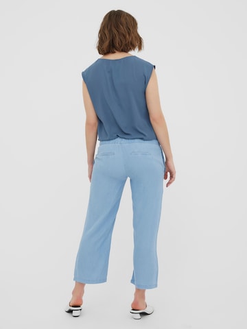 Vero Moda Maternity Wide leg Jeans 'Liliana' in Blauw