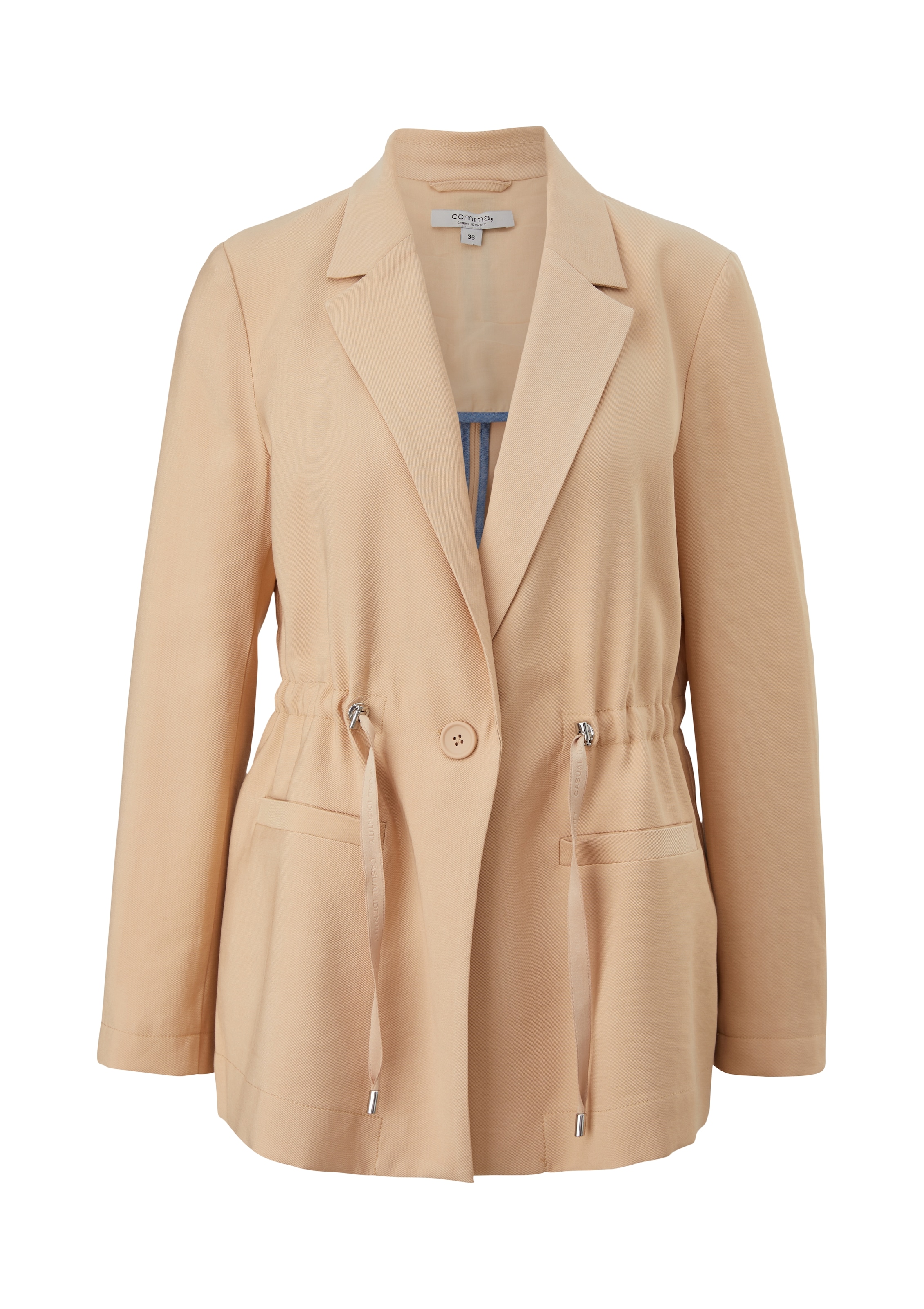 comma casual identity Blazers in Bruin: voorkant