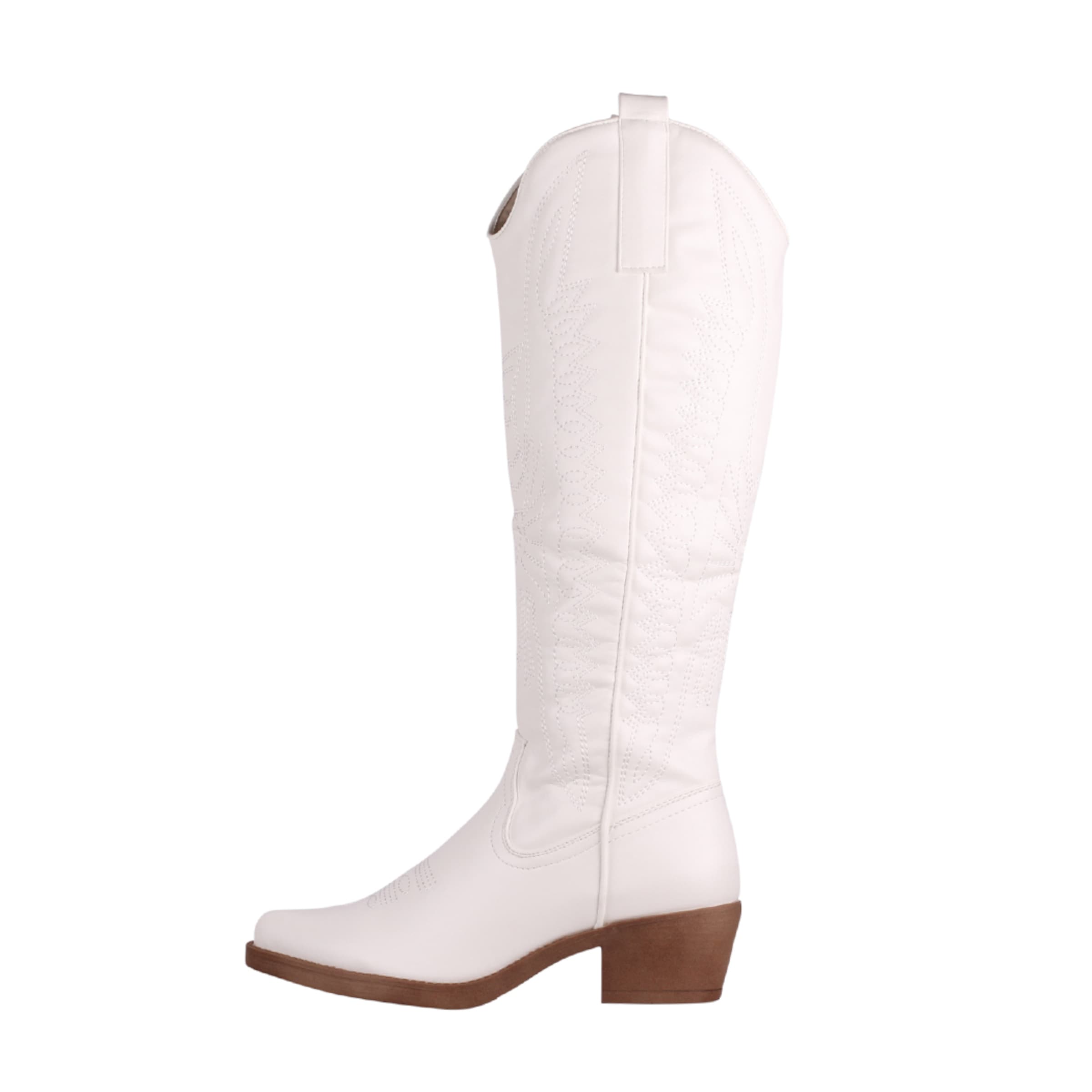 Elara Comwboystøvler i hvid