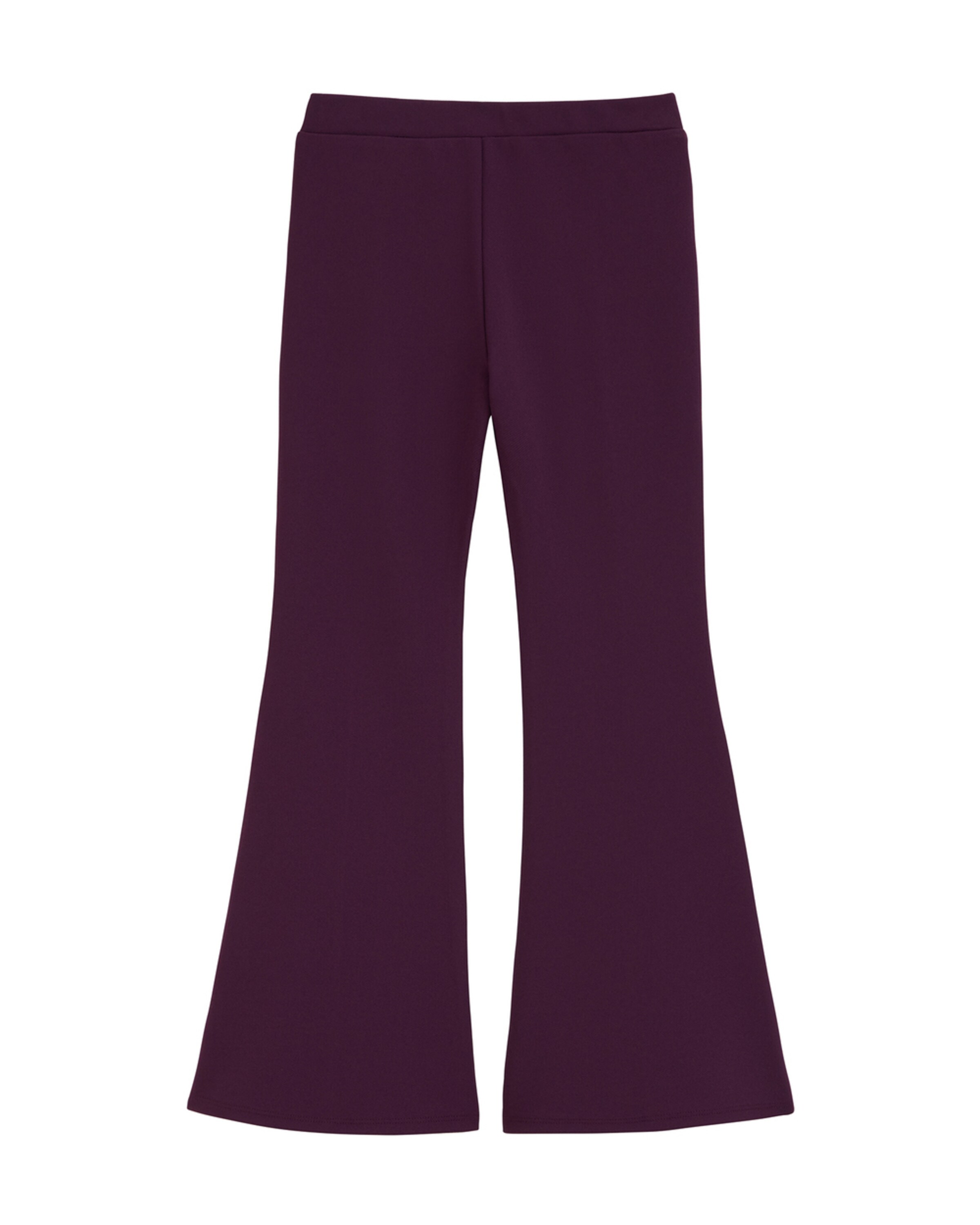 WE Fashion Flared Leggings in Lila