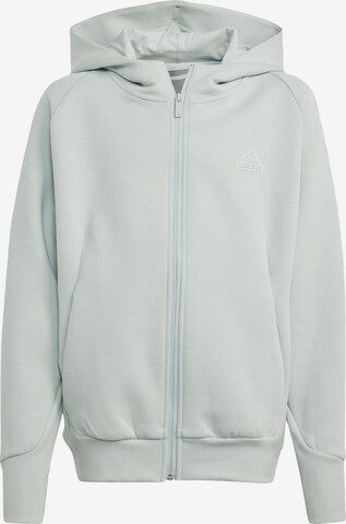 ADIDAS PERFORMANCE Sportsweatjacke 'Z.N.E.' in Grau: predná strana