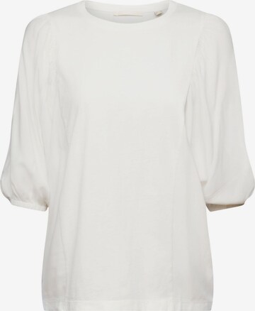 ESPRIT Oversized shirt in Wit: voorkant