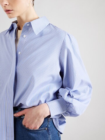 Wallis Bluse in Blau