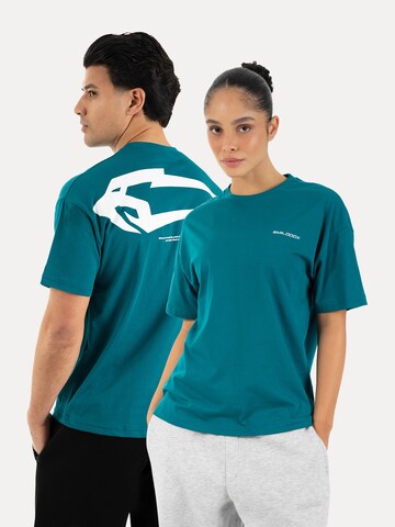 Smilodox Shirt in Groen: voorkant