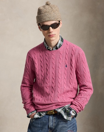 Pull-over Polo Ralph Lauren en rose : devant