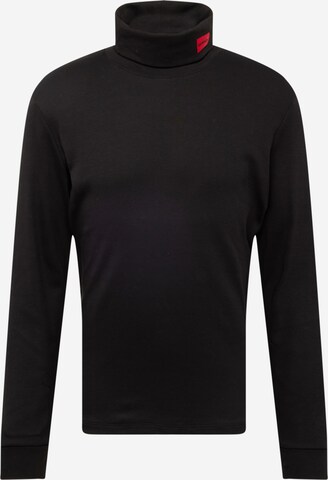 HUGO Shirt 'Derollo' in Black: front