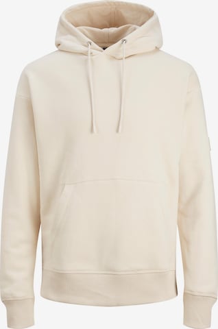 Sweat-shirt JACK & JONES en beige : devant