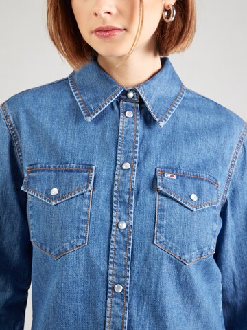Tommy Jeans Bluse in Blau