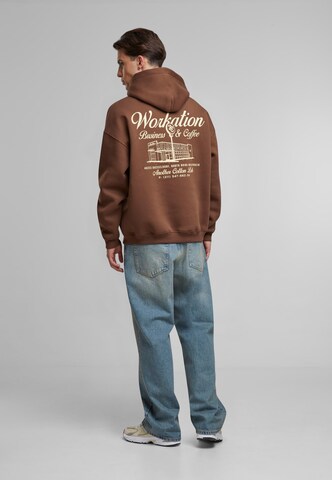 Another Cotton Lab Sweatshirt 'Workation' in Brown