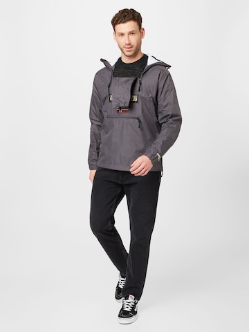 NAPAPIJRI Between-Season Jacket 'NORTHFARER' in Grey