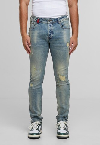 Slimfit Jeans 'Carlos' di 2Y Premium in blu: frontale