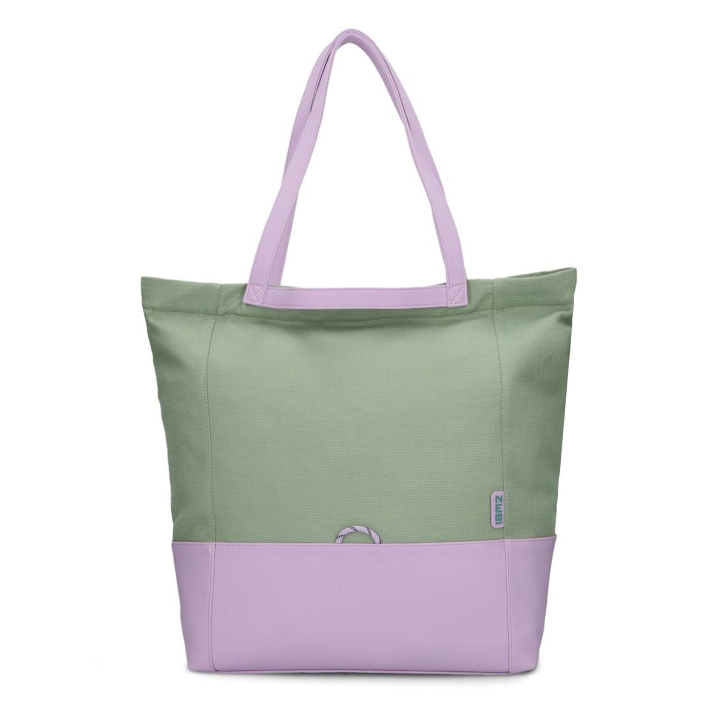ZWEI Shopper 'Fiorelli' in Groen: voorkant