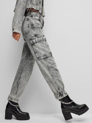 HUGO Red Loose fit Cargo Jeans in Grey
