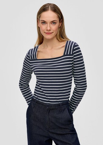 s.Oliver BLACK LABEL Shirt in Blau: Vorderseite