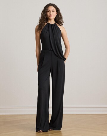 Tuta jumpsuit di Lauren Ralph Lauren in nero: frontale