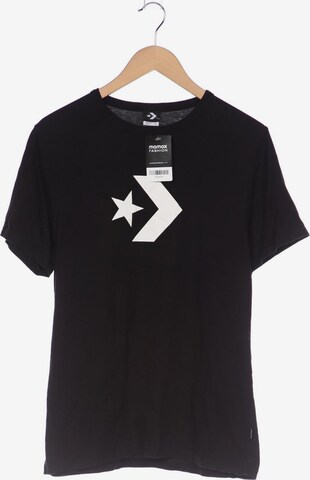 CONVERSE T-Shirt L in Schwarz: predná strana