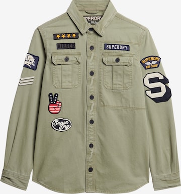 Veste mi-saison Superdry en vert : devant