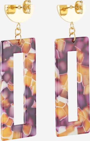 Fräulein Wunder Earrings in Purple