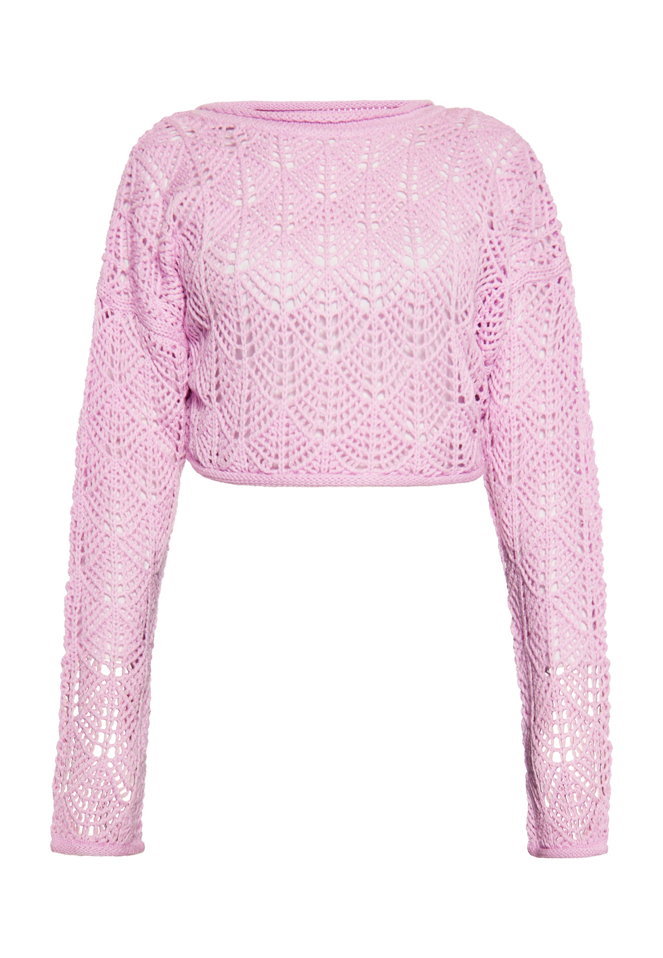 swirly Pullover in Pink: Vorderseite