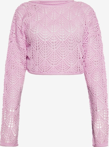 Pull-over MYMO en rose : devant