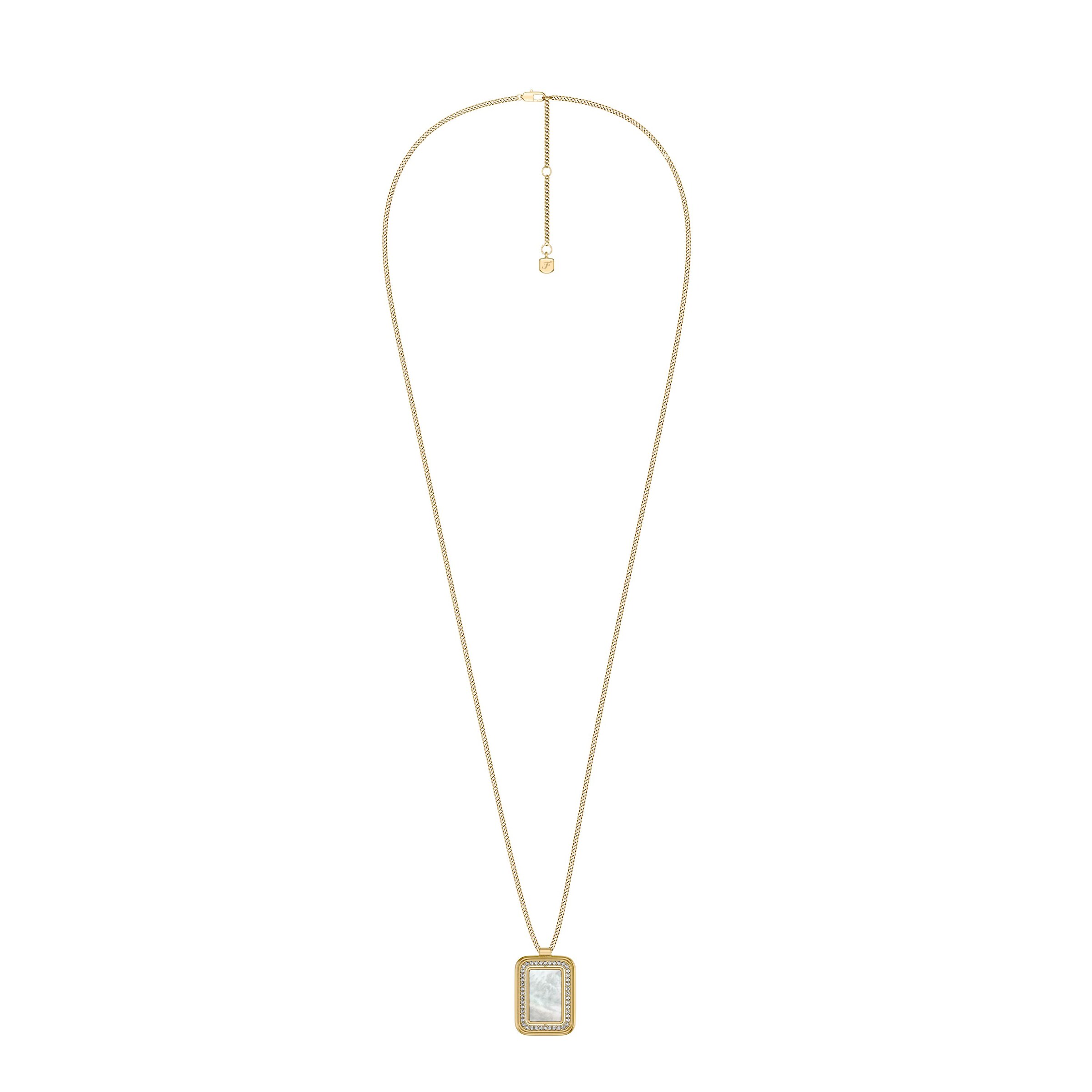 FOSSIL Necklace in Gold: front