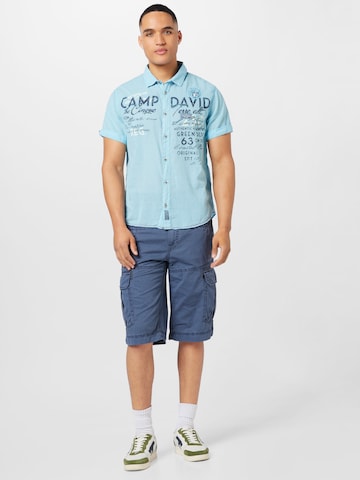 Regular Pantalon cargo 'Cinque Terre' CAMP DAVID en bleu