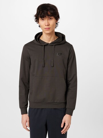 EA7 Emporio Armani Bluzka sportowa w kolorze zielony: przód