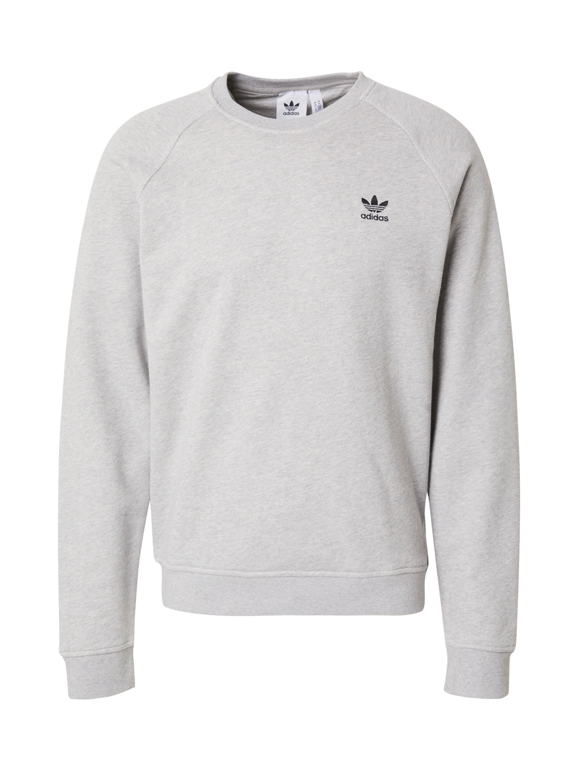 ADIDAS ORIGINALS Μπλούζα φούτερ 'Trefoil Essentials' σε γκρι: μπροστά