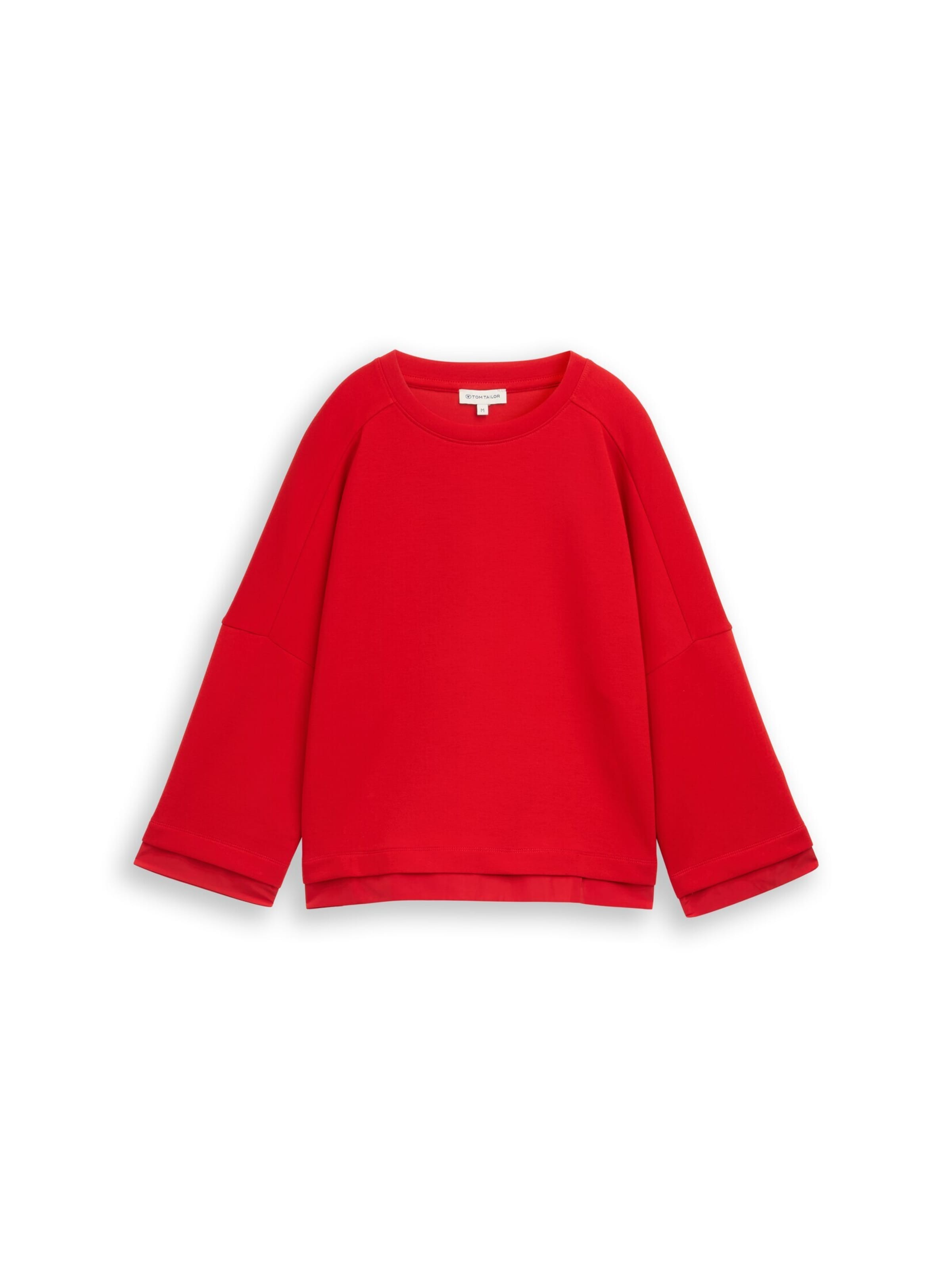 TOM TAILOR Sweatshirt in Rot: Vorderseite