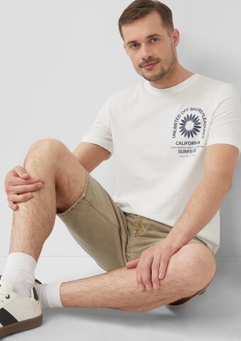 s.Oliver T-Shirt in Weiß