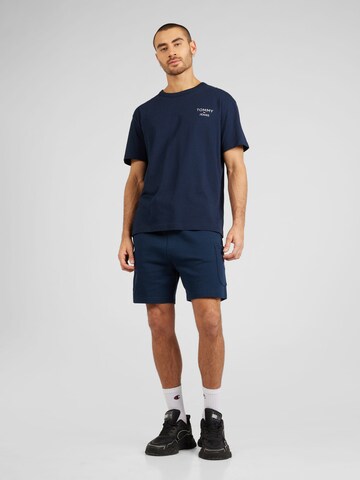 Tommy Jeans Regularen Hlače | modra barva