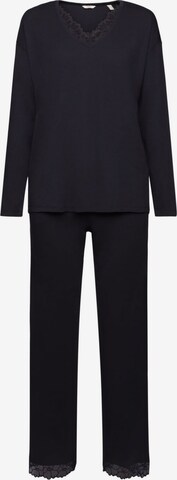 ESPRIT Pyjama in Schwarz: predná strana