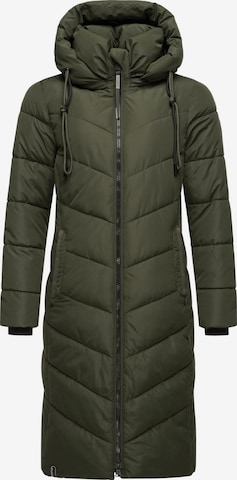 Manteau d’hiver 'Sahnekatzii' MARIKOO en vert : devant
