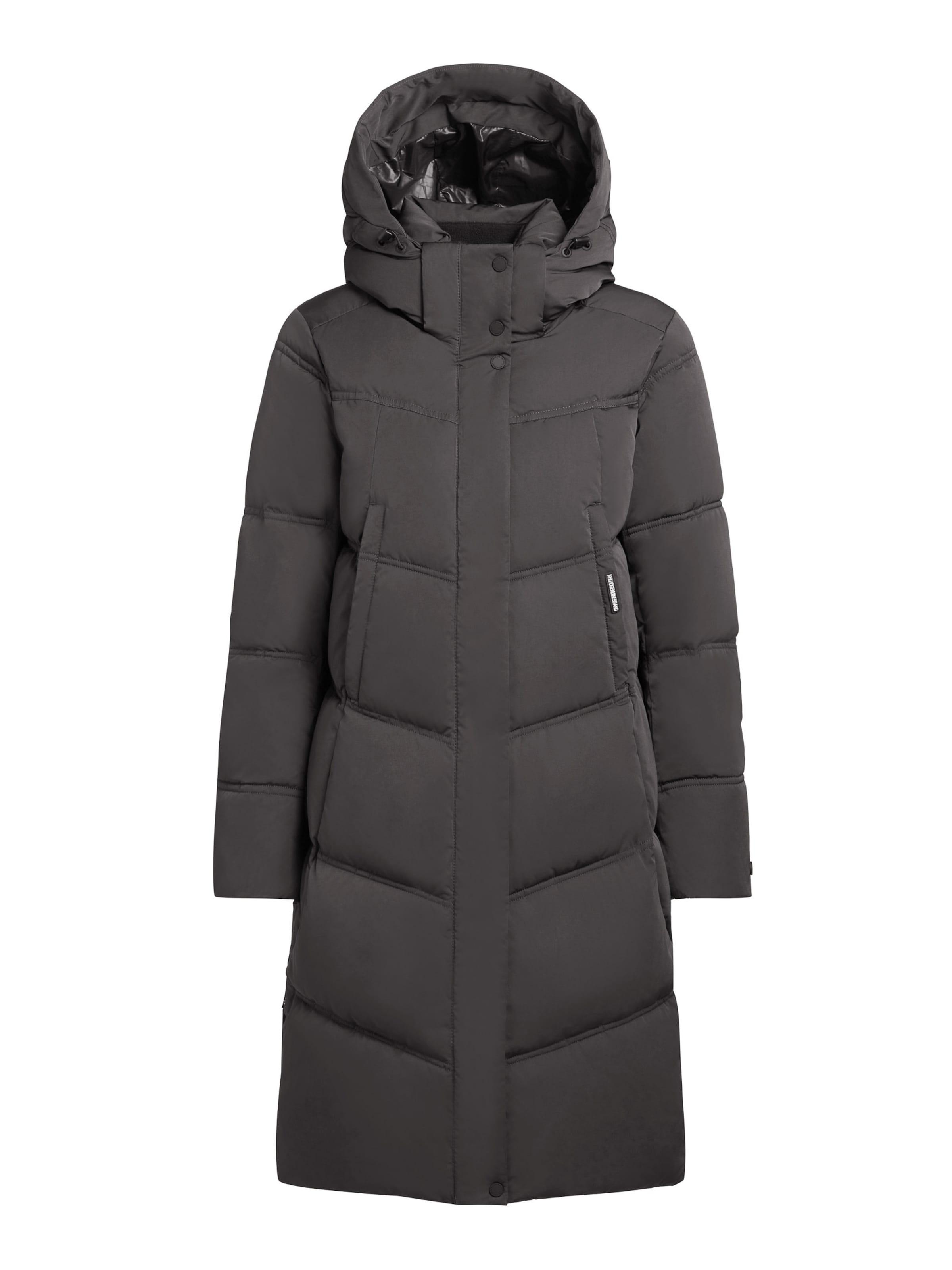 khujo Mantel 'Graya2' in Grau: Vorderseite