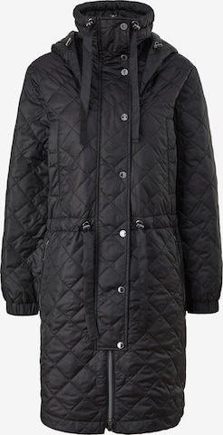 Manteau mi-saison COMMA en noir : devant