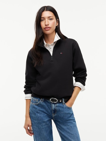 Tommy Jeans - Sudadera en negro: frente