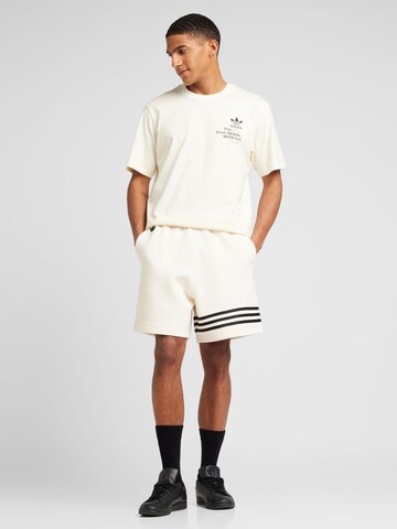 Loosefit Pantalon 'Neuclassics' ADIDAS ORIGINALS en blanc
