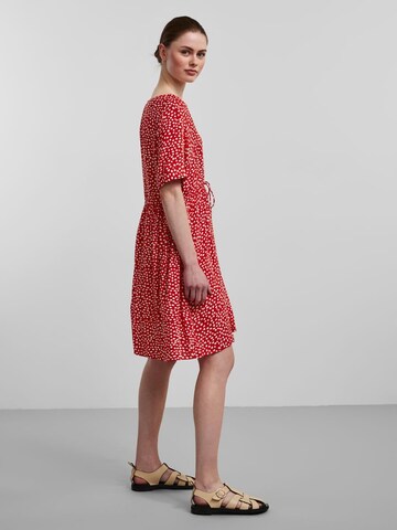 PIECES Dress 'Nya' in Red