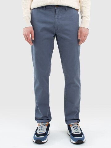 BIG STAR Tapered Chino 'Erhat' in Blauw: voorkant