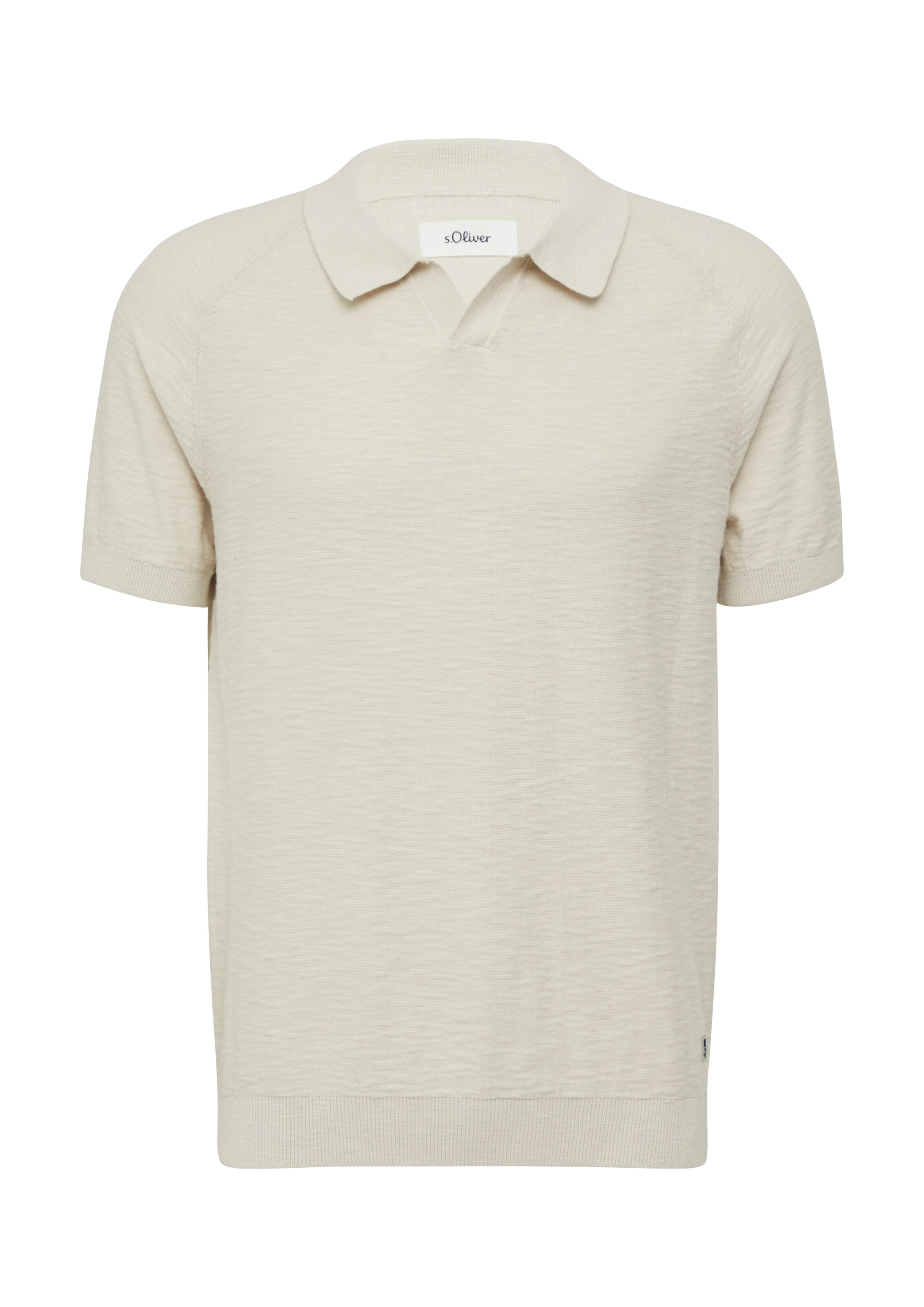 s.Oliver Poloshirt in Weiß: Vorderseite