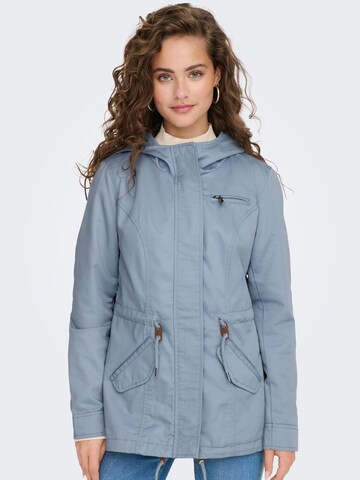 Parka mi-saison 'LORCA' ONLY en bleu