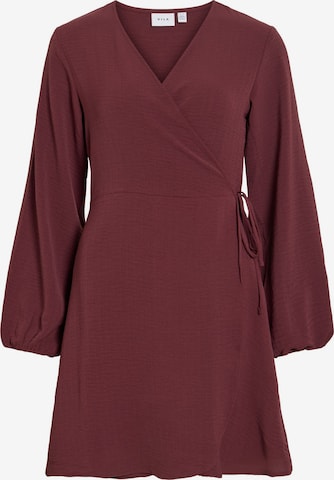 VILA Jurk 'VILovie' in Bruin: voorkant