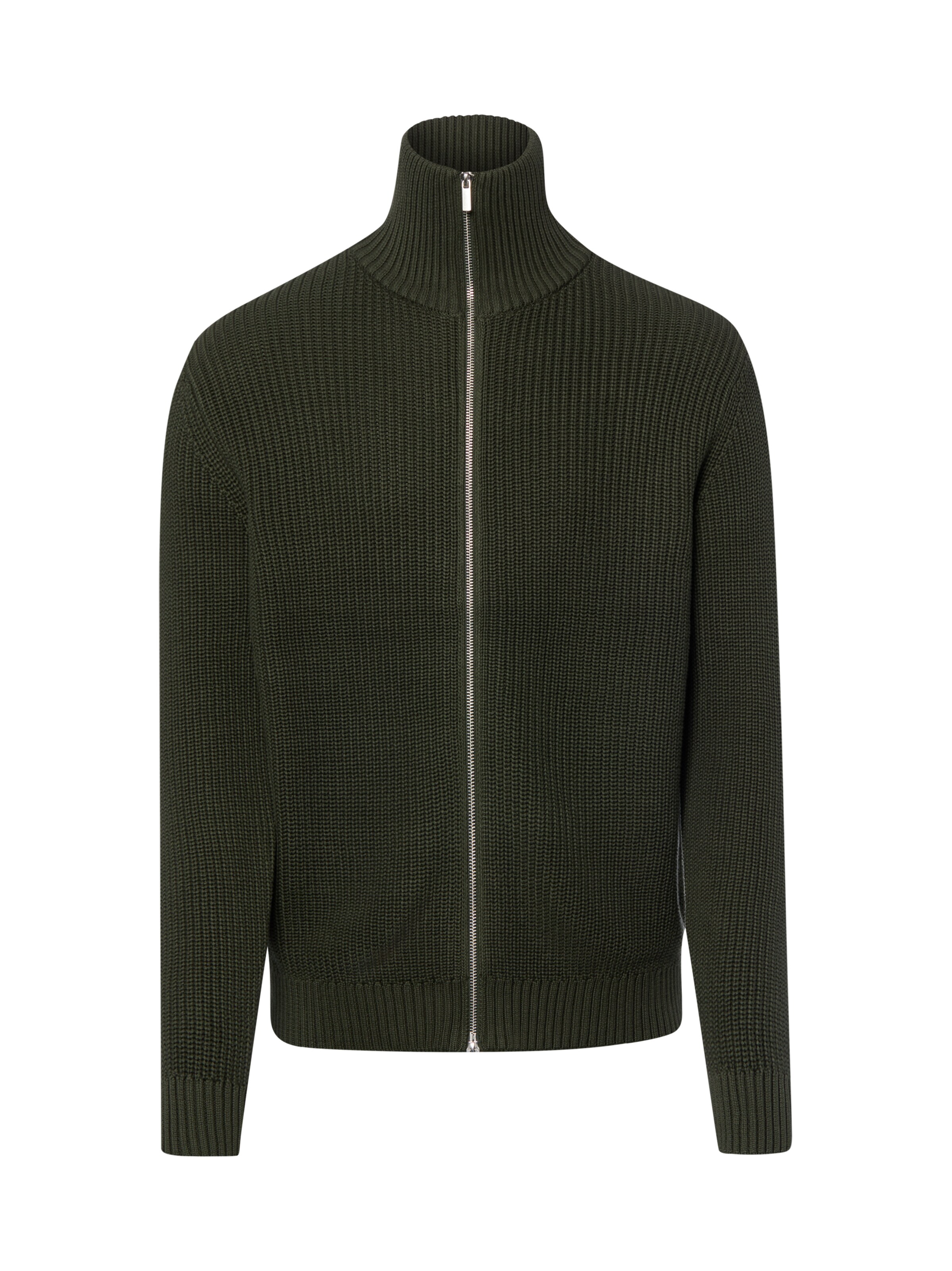 Nils Sundström Strickjacke in Grün: Vorderseite